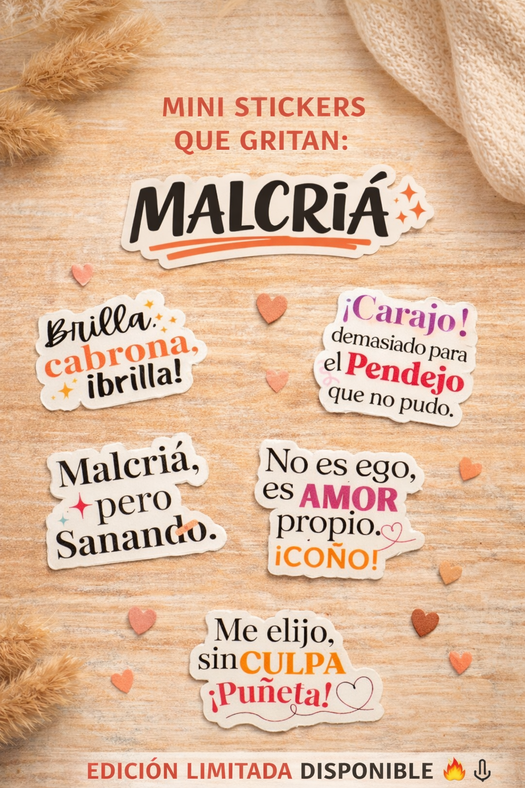 Stickers-"Malcria"